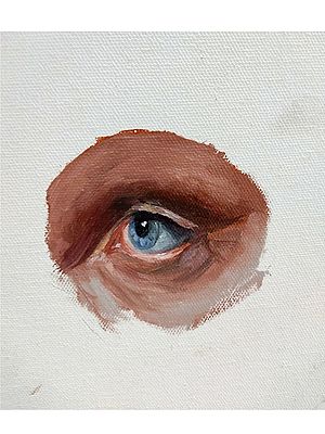An Eye | Oil Painting On Canvas | Kanak Wagh