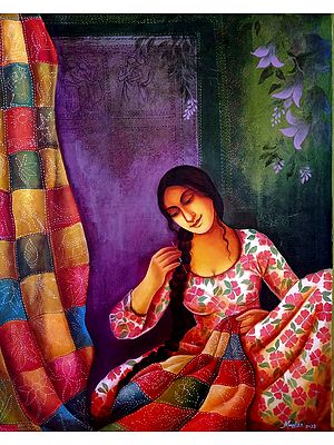 Supti Kantha | Acrylic On Canvas | By Monalisa Sarkar