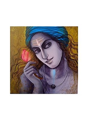 Nilkantha The Shiva | Acrylic on Canvas | By Monalisa Sarkar