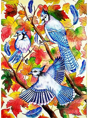 Autumn Beauty | Acrylic On Canvas | By Salisalima Ratha