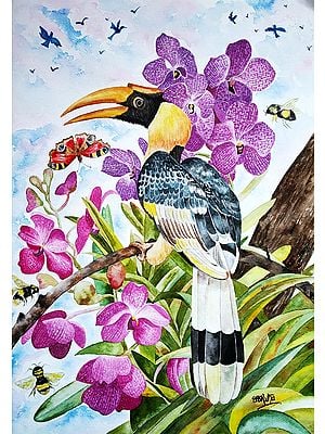 The Beauty Of Freedom | Watercolor On Paper | By Salisalima Ratha