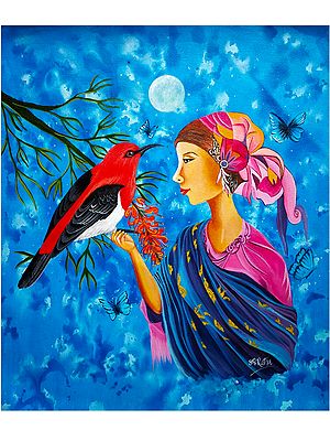 Womenhood Canvas Painting | Acrylic Color | By Salisalima Ratha