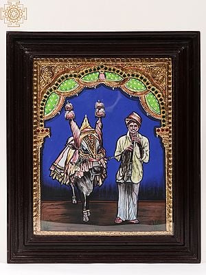 Represent Dying Culture | Framed Tanjore Painting