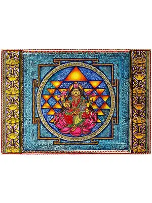 Narayani - The Lakshmi | Mixed Media On Paper | By Jyoti Singh