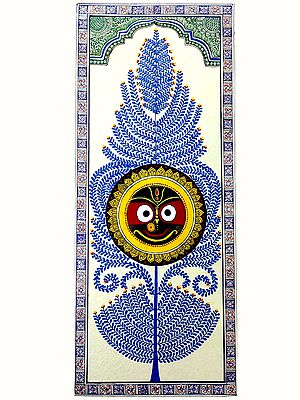 Lord Jagannath | Mixed Media On Paper | By Jyoti Singh