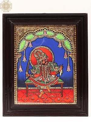 Therukoothu Framed Tanjore Painting