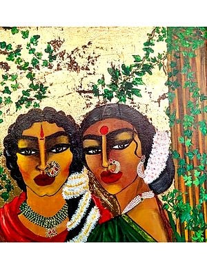 Womanhood | Acrylic on Canvas | By Purnima Dabholkar