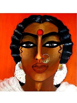 I Choose for Myself! | Acrylic On Canvas | Painting by Purnima Dabholkar
