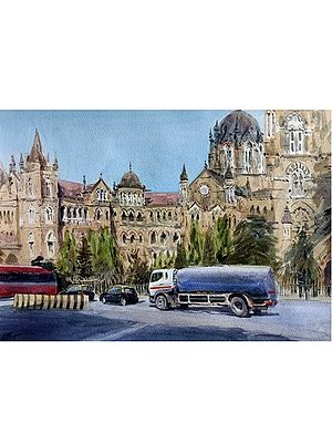 Chhatrapati Shivaji Maharaj Turminus | Watercolor On Paper | By Sagnik Sen
