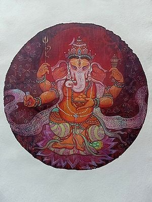 Lord Ganesha | By Painting Atin Mitra