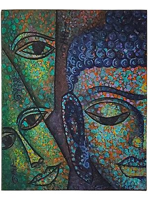Buddha Is Within | Painting By Jessica Sherwal