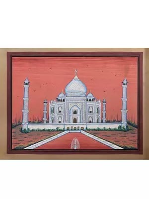 Painting of Taj Mahal | Watercolor on Paper
