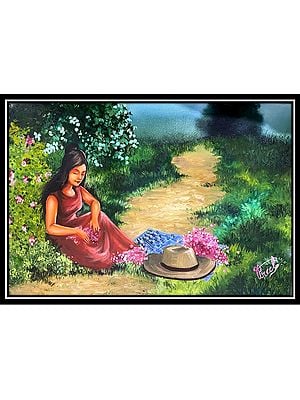 Naturaleza | With Frame | Painting by Gurpreet Kaur