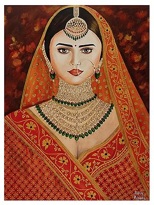 Ornamented Bride | Canvas Painting