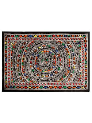 Colourful Mandala Art | Madhubani Painting