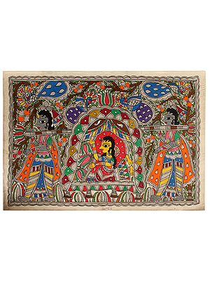 Sita In Doli | Madhubani Painting