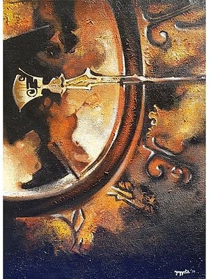Clock Hand | Painting By Yogyata Gadia