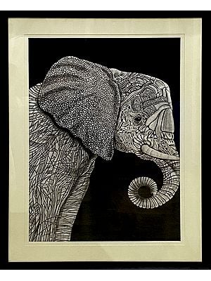 Elephant Painting | Painting By Yogyata Gadia