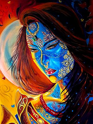 Inspired by Avatar - Celestial Nymph | Painting by Pragga Majumder