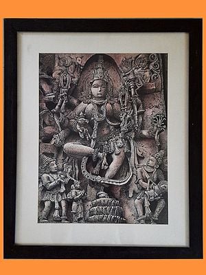 Indian Heritage Art | Stippling Art | Painting by Shruti Kulkarni