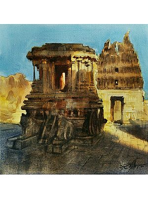 Heritage Hampi Temple | Aesthetic Art | Achintya Hazra