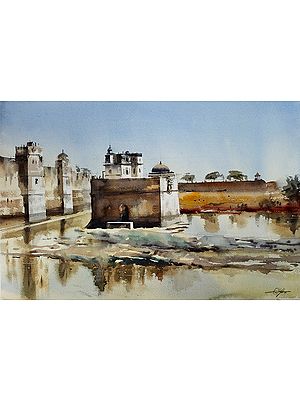 Chittorgarh Fort From Rajasthan | Aesthetic Art | Achintya Hazra