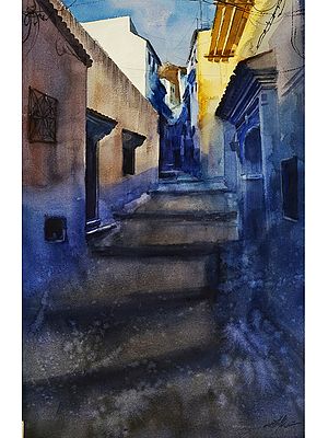 Steps in Deep Street | Aesthetic Art | Achintya Hazra