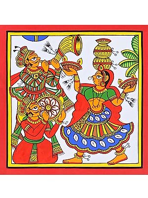 Indian Folk Dance | Traditional Art | Phad Painting by Kalyan Joshi