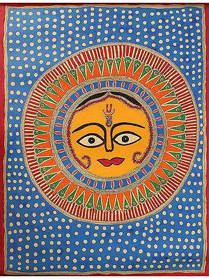 The Sun | Madhubani Painting