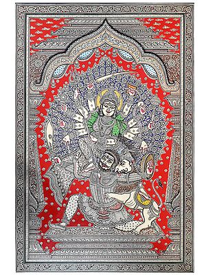 Petrifying Goddess Durga Killing Mahishasura | By ‎Ratikanta Moharana