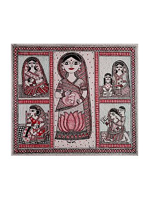 Motherhood : Lovely Bond of Mother and Child | By Jaya Tiwari | Watercolor Painting