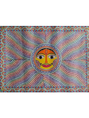 God Surya Deva | By Jaya Tiwari | Watercolor Painting