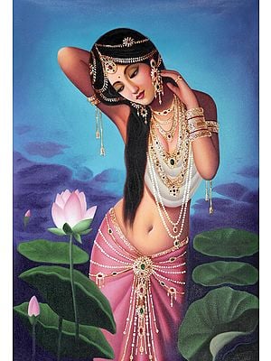 "Padmini"  Woman Emerging From Lotus Pond