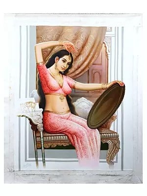 Shringaar Lady (Handmade Painting)