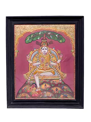 Dakshinamurti Shiva Thanjavur Art