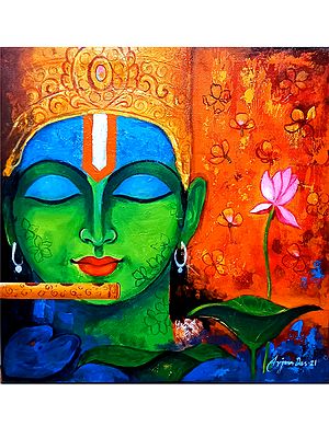 Bhagawan Krishna | Painting by Arjun Das