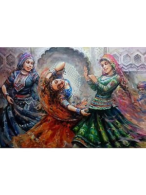 The Ghumar Celebration Painting