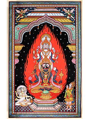 God Jagannath ji and Narasiṃha Painting