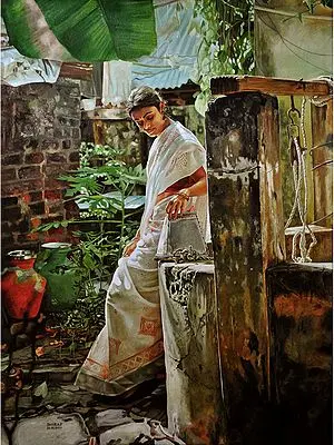 Muntazir | Painting by Dhiraj Khandelwal | Oil Color on Canvas