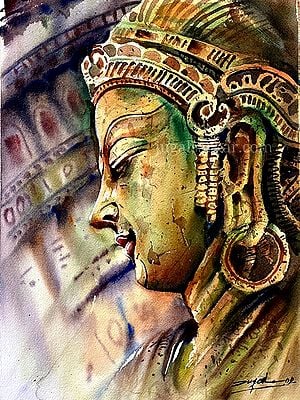Buddha | Water Color | Painting By Jugal Sarkar