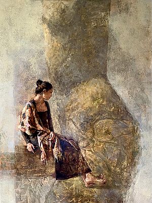 Contemplation | Painting by Nilisha Phad