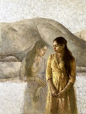 Fading Identities-II | Painting by Nilisha Phad