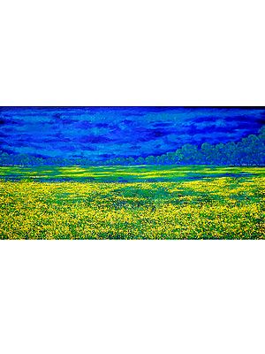 Mustard Fields | Painting by Pardeep Singh