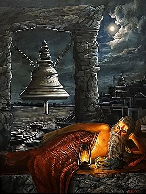 God’s Abode is My Home | Painting by MK Goyal