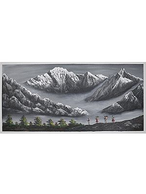 Matterhorn Of The Himalayas | Oil On Canvas