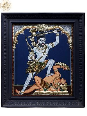 Lord Parshuram | Traditional Colors With 24K Gold