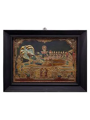 Shree Ranganatha Swamy | Traditional Colors With 24K Gold