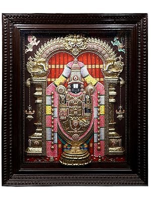 Lord Venkateshwara | Traditional Colors With 24K Gold