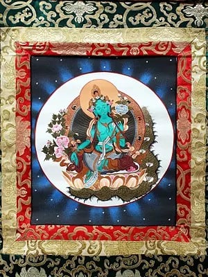 Tibetan Buddhist Saviour Goddess Green Tara