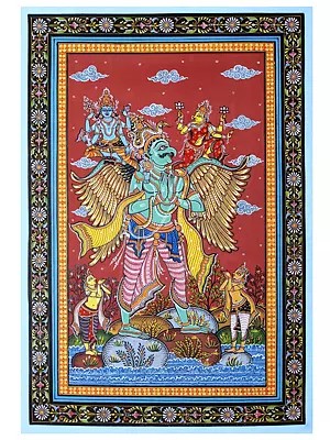 Garuda with Lakshmi-Narayan